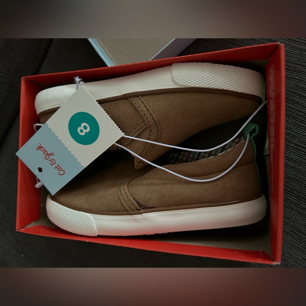 Cat & Jack Toddler Boy slip on sneaker shoes Keagan 8 NWT - Picture 3 of 8